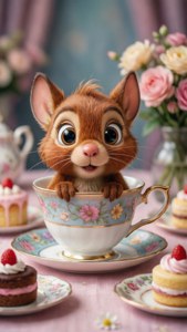 Teacup Gus Gus Peek