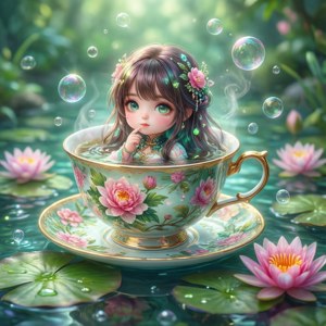 Teacup Pond Float