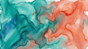 Teal Coral Flow