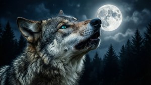 Teal Eye Wolf