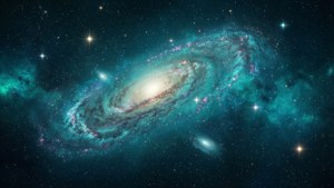Teal Galaxy Nebula