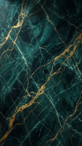 Teal Marble Gold Veins