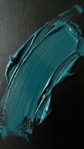 Teal Paint Stroke
