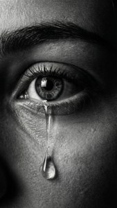 Teardrop Eye Close-Up