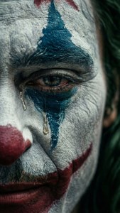 Tearful Clown Portrait