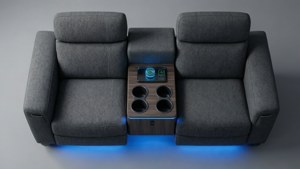 Tech-Integrated Smart Sofa