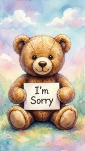 Teddy Bear Apology
