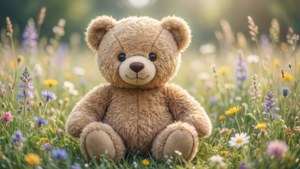 Teddy Bear in a Meadow