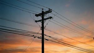Telegraph Pole Sunset