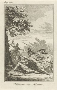 Telemachus doodt Adrastus