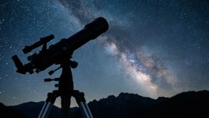 Telescope Under Milky Way