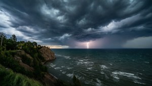 Tempest Over the Bluffs