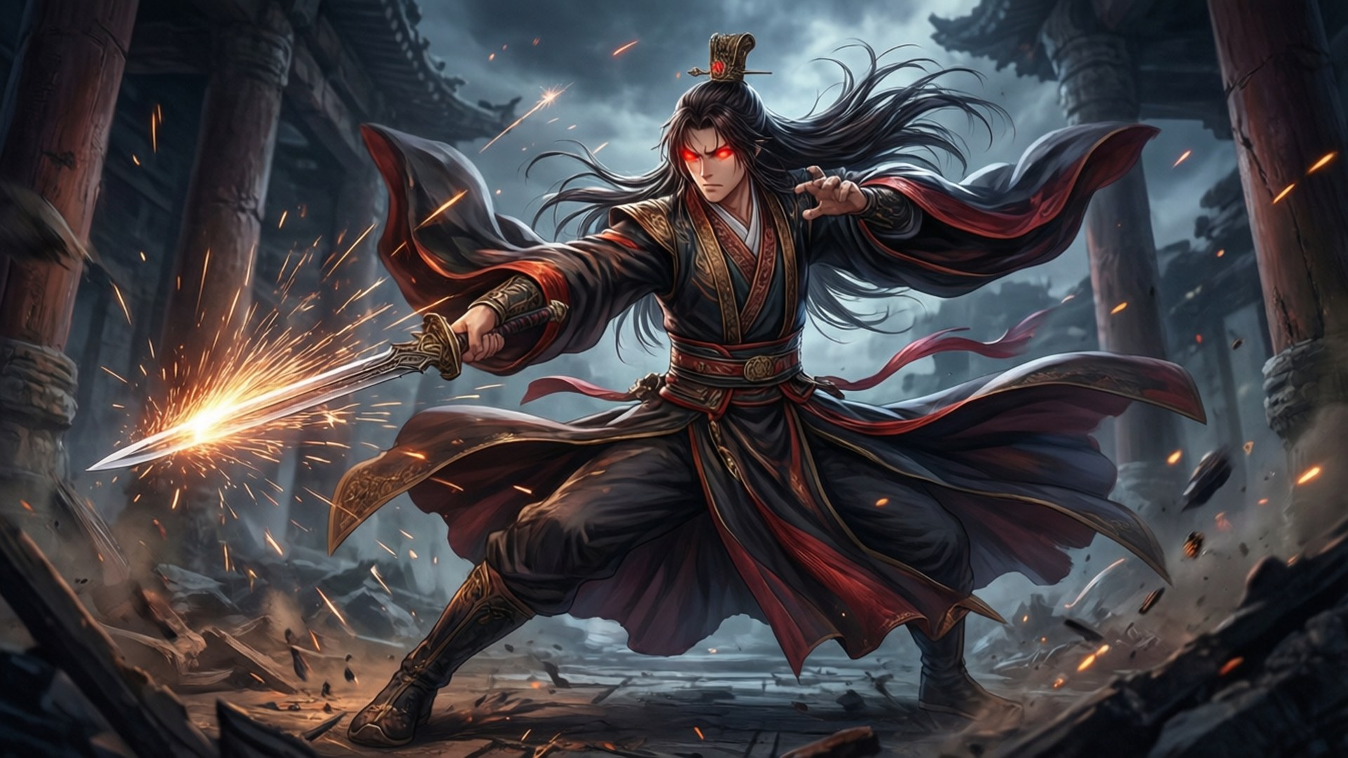 Temple Battle Fury by Wallpapers.art Studio