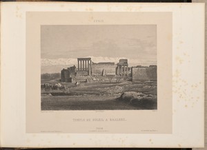 Temple du Soleil à Baalbec