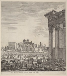 Temple of Antonius and the Campo Vaccino
