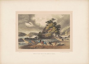 Temple of Ben-teng in the Harbor of Simoda