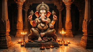 Temple of Ganesha Lights