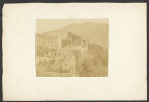[Temple ruins on hill]