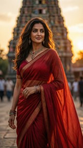 Temple Sunset Goddess
