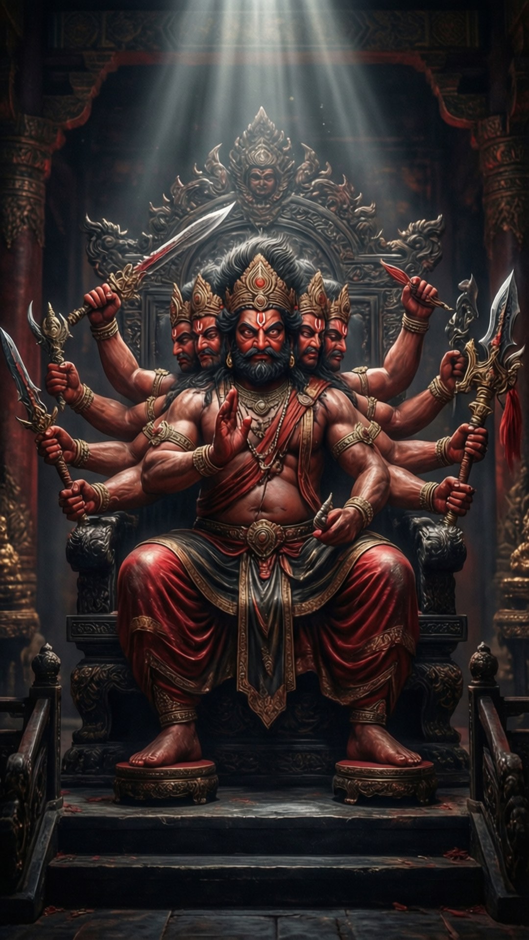 Ten-Headed King by Wallpapers.art Studio