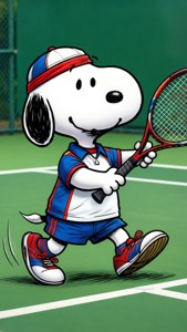 Tennis Pro Snoopy