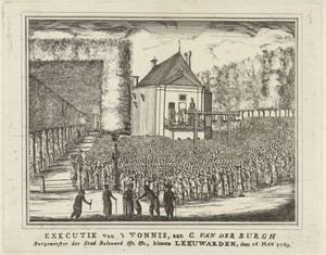 Terechtstelling van Cornelis van den Burgh, 1789