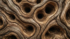 Termite Tunnel Abstract