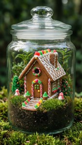 Terrarium Gingerbread House