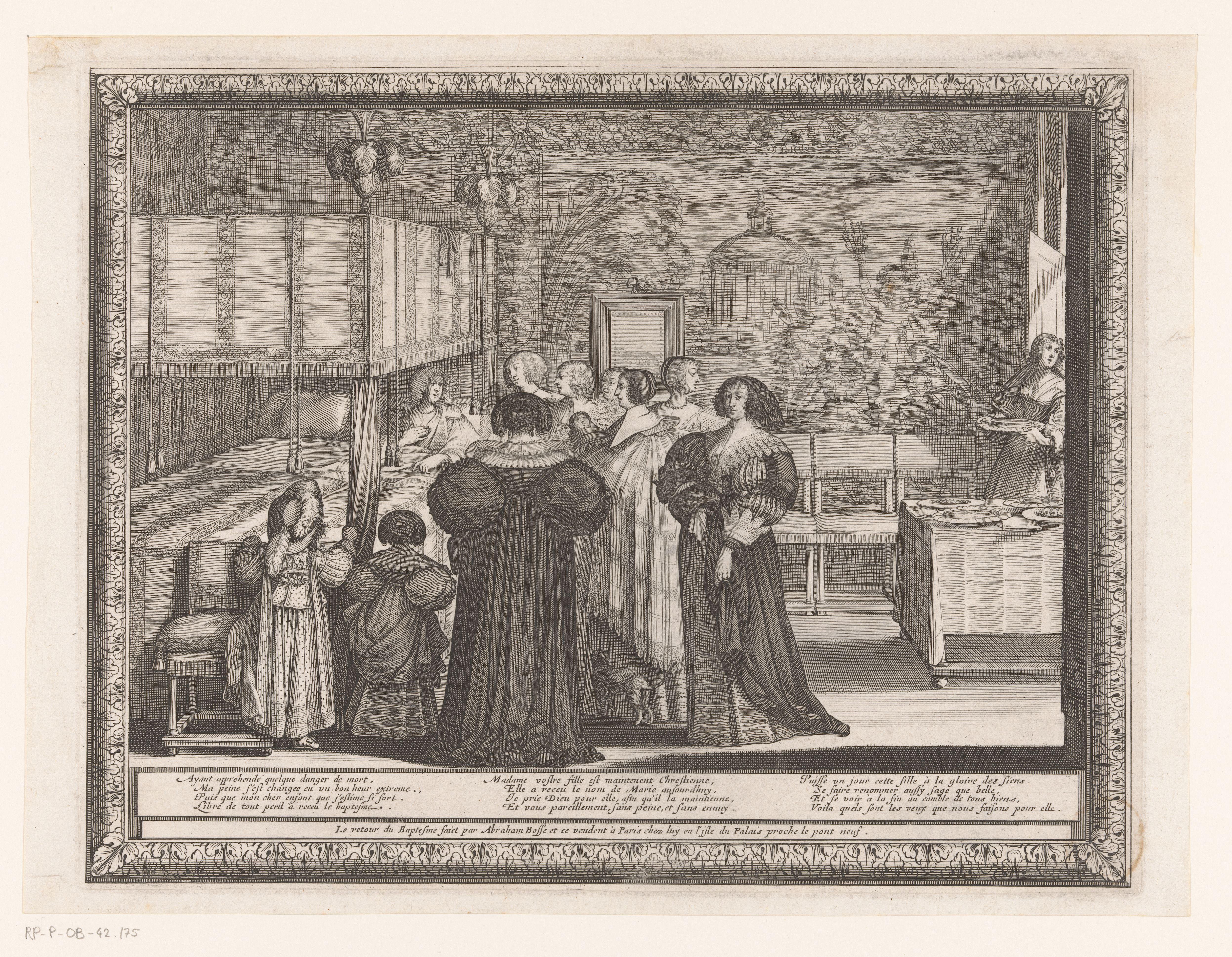 Terugkeer van de doop by Abraham Bosse