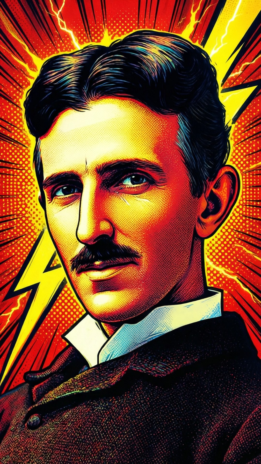 Tesla Pop Art by Wallpapers.art Studio