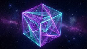 Tesseract Neon Glow