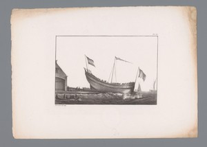 Tewaterlating van een koopvaardijschip
