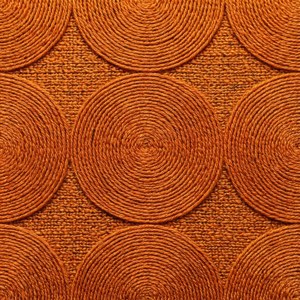 Textile Orange Circle
