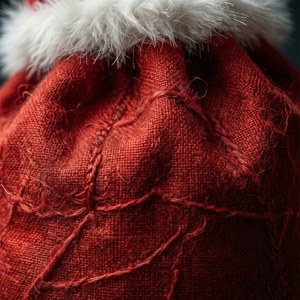 Textured Red Fabric