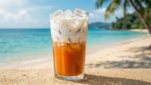 Thai Tea Coconut Milkshake