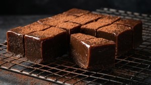 Thai Tea Fudge Still Life