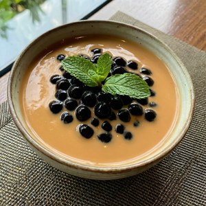 Thai Tea Tapioca Dessert