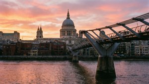 Thames Sunset with Bridge