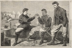 Thanksgiving Day in the Army - After Dinner:  The Wish-Bone