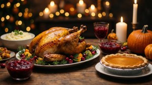 Thanksgiving Feast Spread