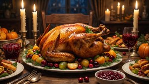 Thanksgiving Feast Table