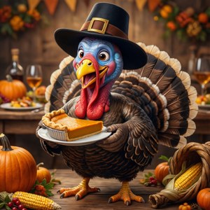 Thanksgiving Turkey Pie