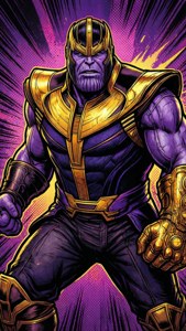 Thanos Comic Cover