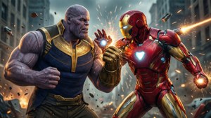 Thanos vs Iron Man