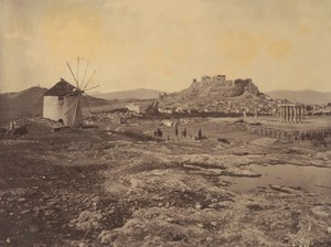 The Acropolis, from the hill above the Ilissus, looking north-west.