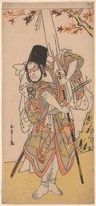 The Actor Nakamura Nakazo I as Katsuhei, Servant of a Princely Family, in the Play Uta Kurabe Tosei Moyo, Performed at the Morita Theater in the Eleventh Month, 1779
