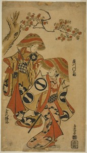 The Actors Ichikawa Monnosuke I and Tamazawa Rinya