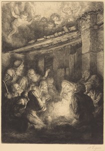 The Adoration of the Shepherds (L'adoration des bergers)