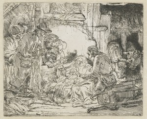 The adoration of the shepherds: with the lamp