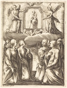 The Adoration of the Virgin and Child
